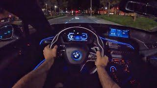 2019 BMW i8 Roadster POV Night Drive 3D AudioASMR