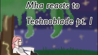 Mha react to Mcyts Part 1?? Technoblade