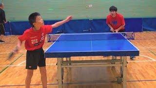 スーパー小学生VSぐっちぃ【卓球知恵袋】Table Tennis