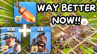 QC HYBRID JUST GOT SO MUCH BETTER WITH LIFE GEM BUFF  Try It at ANY TOWNHALL  Clash of Clans