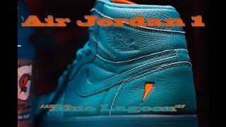 Nike Air Jordan 1 And Gatorade Blue Lagoon