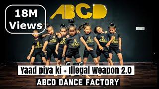 Yaad Piya Ki Aane Lagi  Illegal Weapon 2.0  Viral Girls  Dance  Choreo ABCD Dance Factory