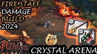 Fire Staff Damage Build 2024 - Crystal Arena Gold 3Season 22 - Albion Online