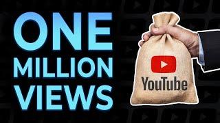 How Much YouTube Pays for 1 MILLION views