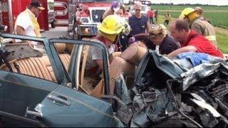 Witnesses Claim Miracle Man Saved Car Crash Victim With Prayer  ABC World News Tonight  ABC News