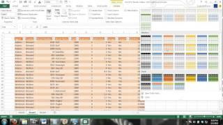 Excel Tables Tutorial #1 How to Create and Use Excel Tables 2013 2010 2007 365