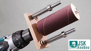 No one has ever come up with the idea for how this spindle sander works.