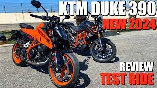 NEW 2024 KTM DUKE 390 ОБЗОР И ТЕСТ НОВИНКИ