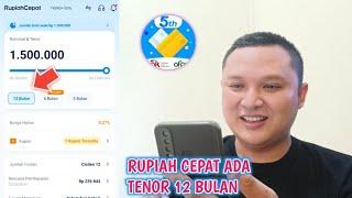 ADA TENOR 12 BULAN PINJAMAN ONLINE RUPIAH CEPAT