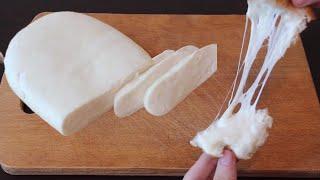 Sadece Süt ve Sirke ile 15 Dakikada Mozzarella Peyniri Yapımı