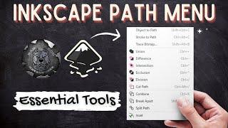 INKSCAPE PATH MENU ESSENTIAL TOOLS