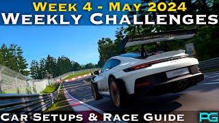 Gran Turismo 7 - Weekly Challenges - May Week 4 - Car Setups & Race Guides - ALL 5 RACES