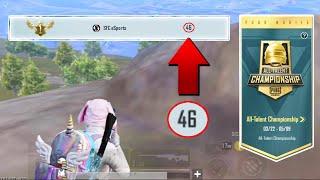 TOP 1 Crew Challenge 46 Point Game  All Talent Championship 2021  PUBG Mobile