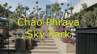 Chao Phraya Sky Park gives nice views as it crosses the river