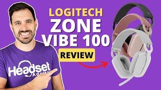 Logitech Zone Vibe 100 Good Bluetooth Headset Vibes