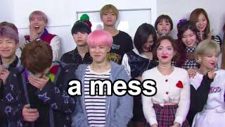 dont put bts & twice in the same room