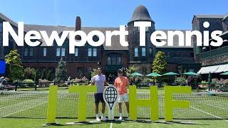 The ONLY Pro Grass Court Tennis In the USA  2024 ATP 250 Hall Of Fame Open - Newport RI Vlog