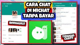 Cara Kirim Pesan Chat Di Michat  Cara Menggunakan Aplikasi Michat