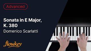 Sonata in E Major K. 380 - Domenico Scarlatti Piano Tutorial