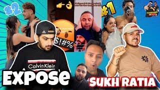 EXPOSED SUKH RATIA  MANJEET KAUR  ROMI FUDDU  ITALY WALA ROAST  VLOGSPLANET