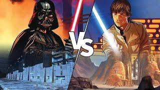 Vader Command Center VS Red Luke Star Wars Unlimited