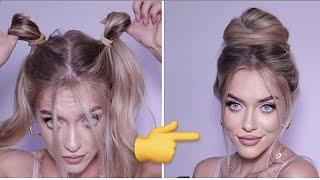 QUICK & EASY VOLUMIONOUS MESSY BUN FOR THIN HAIR