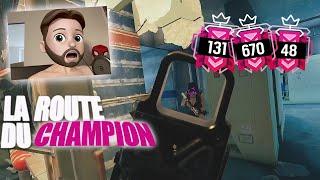 LA NOUVELLE ROUTE DU CHAMPION JE DÉTRUIS RÉELLEMENT 3 TOP CHAMPION EN FACECAM  RAINBOW SIX SIEGE