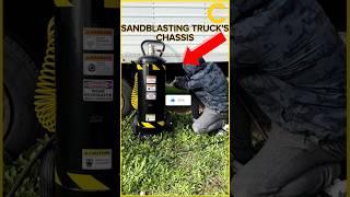 Sandblasting Trucks Chassis 