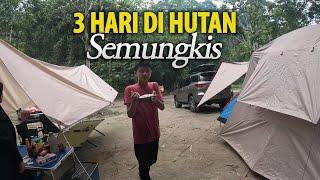 Camping di Hutan Pedalaman Vs Bandar KL Anak Bini Seronok Meredah Hutan Masak Kambing Perap