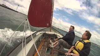 20140615 Drascombe Longboat Rainbow Aileen - Portland Harbour and Weymouth Bay