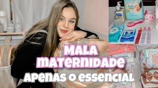 ARRUMANDO A MALA MATERNIDADE DA BEBÊ  Apenas o essencial o que levar?