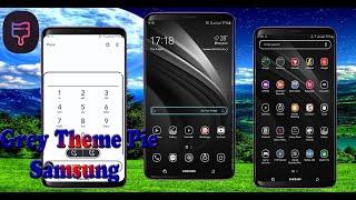 Black &  White Theme for samsung Pie  Custom Oneui Theme Installer Without Root