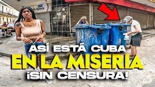 Así vive el PUEBLO CUBANO ¡EN LA MISERIA ¿Comiendo de la basura?