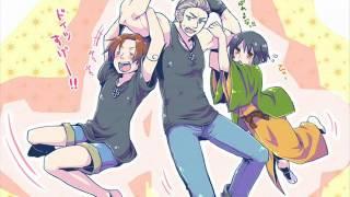 Axis Power- Gakuen Fiesta Full Song with Lyrics