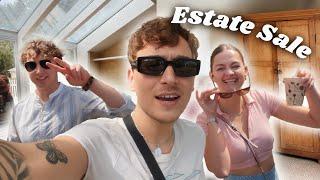 Taking my friends to an ESTATE SALE FOR THE FIRST TIME