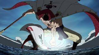 Whitebeards Revenge  Whitebeard vs Akainu「4k」「60fps」║ One Piece