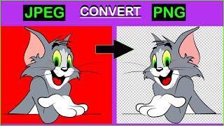 HOW TO CONVERT JPG PHOTOS to PNG QUICKLY  Adobe Photoshop CC TUTORIAL  HOW TO MAKE A PNG IMAGE