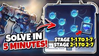 To The Stars Event Stage 1-1 to Stage 1-7 and Stage 2-1 to Stage 2-7 How to Solve in 5 Minutes