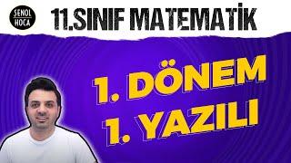 11.SINIF 1.DÖNEM 1.YAZILI SORULARI - MATEMATİK