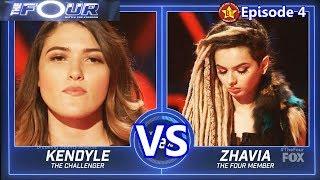 Zhavia vs Kendyle Paige  - SHOCKING Results  &Comments The Four S01E04 Ep 4