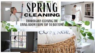 Spring Clean with Me  Living Room Refresh  Spring Living Room  Deep Cleaning the Living Room