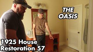 1925 Abandoned House Restoration 57  Bathroom Renovation and Tour