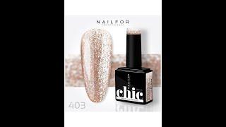  Unghie glitterate con Smalto Semipermanente CHIC 403 