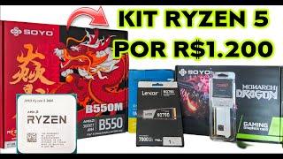 UNBOXING KIT RYZEN BARATO DO ALIEXPRESS