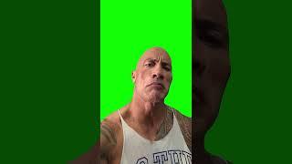 The Rock Eyebrow Raise Green Screen Full Vertical version 4K 