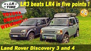 Land Rover LR3 beats LR4 in five points - Discovery 3 vs Discovery 4