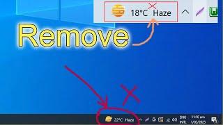 Hide Weather taskbar Windows 1011   Remove the News and Interests Widget  2023