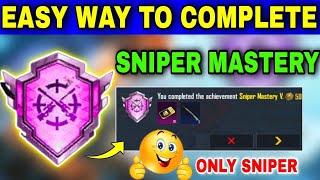 How to Complete Sniper Mastery  in Pubg & Bgmi  Easy way to Complete sniper mastery achievement