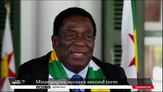 Zimbabwe Elections  Emmerson Mnangagwa rejoices