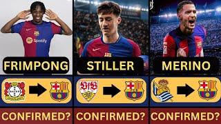 Fc Barcelona Transfers Targets Summer 202425 FtStillerfrimpongmerino